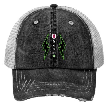 Discover GREEN LIGHTNING BOLT MOTORCYCLE SHIFT PATTERN Trucker Hats
