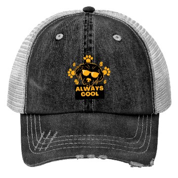 Discover Very nice drawing for dog and pet lovers Trucker Hats