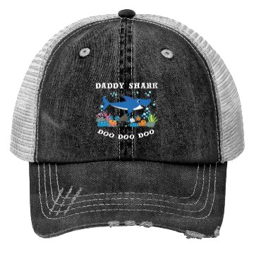 Discover Shark Daddy - Father's Day Gift Trucker Hats