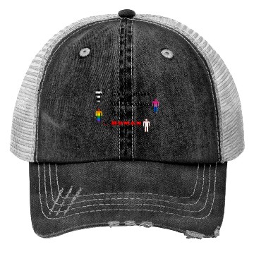 Discover We are all human Trucker Hats