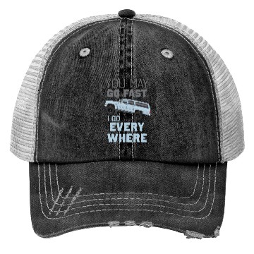 Discover YOU MAY Light Blue Trucker Hats