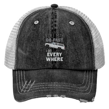 Discover YOU MAY Light Silver Trucker Hats