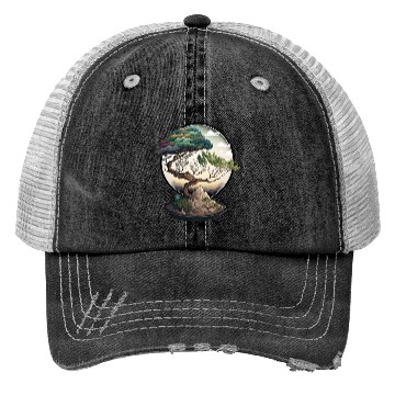 Discover Bonsai Tree Terrarium Trucker Hats