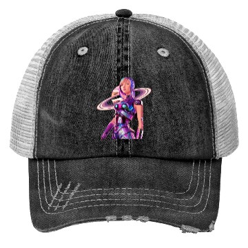 Discover Space Girl 2 Trucker Hats