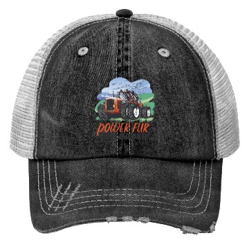 Discover Farming tractor working Farming tractor working in Trucker Hats