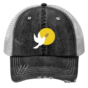 Discover peace dove purple peace Ukraine Trucker Hats