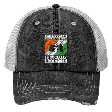 Discover St. Patrick's Day Where Day Drinking Is Socially Trucker Hats