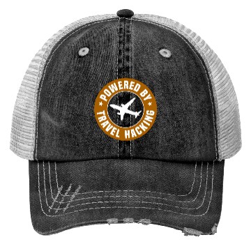 Discover Powered By Travel Hacking Trucker Hats