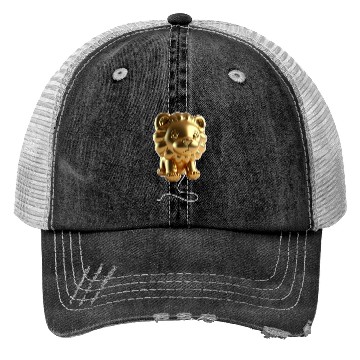 Discover Lion Gold Balloon Trucker Hats