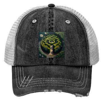 Discover A garden with hedges and flowers Trucker Hats