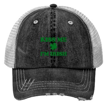 Discover kiss me i'm irish Trucker Hats