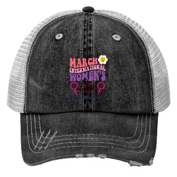 Discover International Women's Day 2023 Theme Embrace Equit Trucker Hats