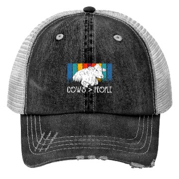 Discover Cows > People Lover Farm Animals Cow Trucker Hats