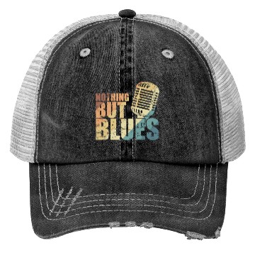 Discover Nothing but Blues Music Trumpet Trucker Hats