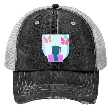 Discover colored candles Trucker Hats