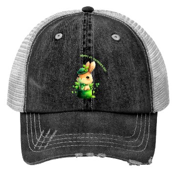 Discover St. Patrick's day, sweet rabbit Trucker Hats