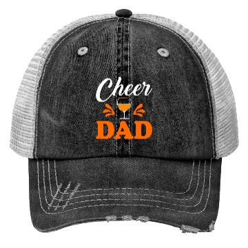 Discover Cheer Dad Trucker Hats