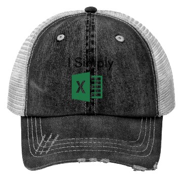 Discover I Simply Excel Funny Accountant Spreadsheets Trucker Hats