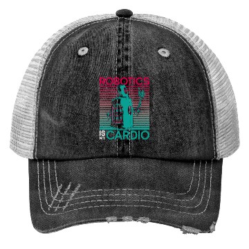 Discover Robot Robotics Engineer Robotics Trucker Hats