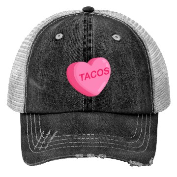 Discover Tacos Are My Valentine Taco Heart I Love Taco Trucker Hats