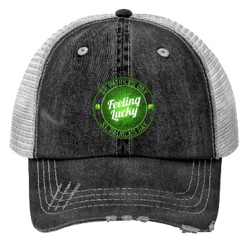 Discover Shamrock Feeling Lucky On St Patricks Day Trucker Hats