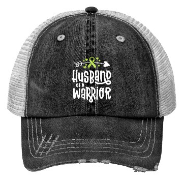 Discover Husband Of A Warrior Lymphoma Cancer Awareness Trucker Hats
