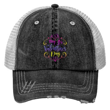 Discover Valentines Sublimation My 1st Valentines Day171 Trucker Hats