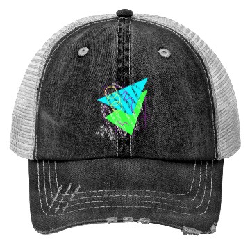 Discover 90's Neon Shapes Trucker Hats