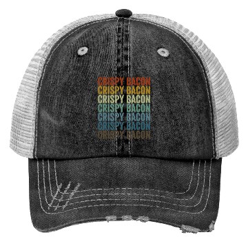 Discover Crispy Bacon Bacon Lover Trucker Hats