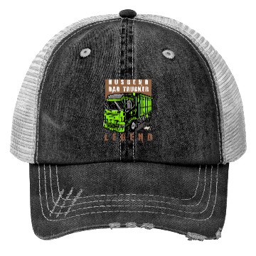 Discover Husband Dad Trucker Legend Trucker Hats
