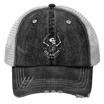 Discover Cute creepy skeleton Cute creepy skeleton inspirat Trucker Hats