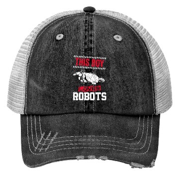 Discover Robot Robotics Engineer Boy This Trucker Hats