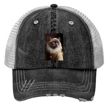 Discover Ragdoll Cat Breed Portrait Royal Renaissance Anima Trucker Hats