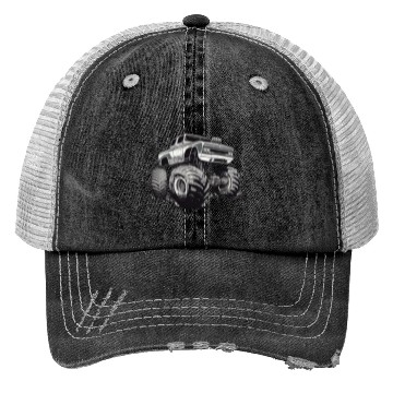 Discover Monster Truck Vintage Trucker Hats
