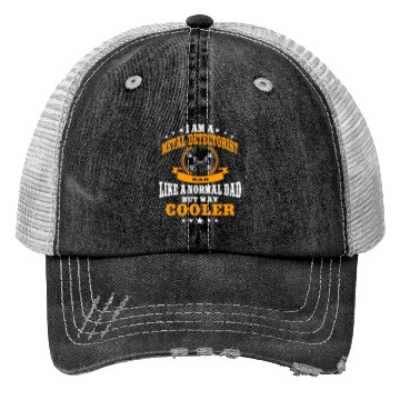 Discover Funny Metal Detecting Dad Trucker Hats