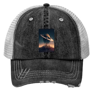 Discover Solar system planet Saturn galaxy Trucker Hats