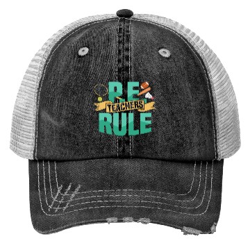 Discover P.E. Teachers Rule Physical Education School Trucker Hats
