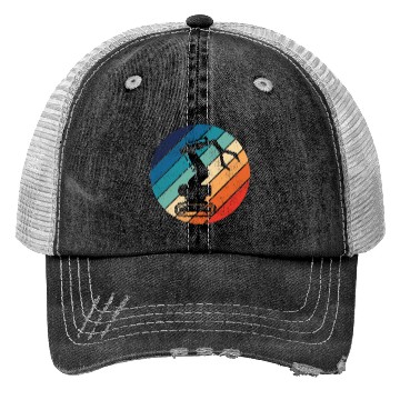 Discover Robot Robotics Engineer Retro Trucker Hats