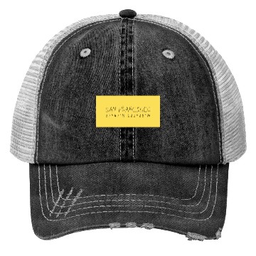 Discover San Francisco Coordinate's design Trucker Hats