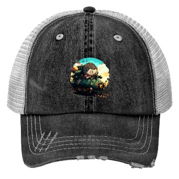 Discover HedgeLok - Sweet Hedgehog Trucker Hats
