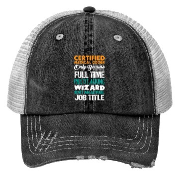 Discover Medical Coder , Programmer Trucker Hats