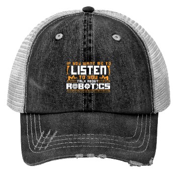 Discover Robot Robotics Engineer Vintage If Trucker Hats