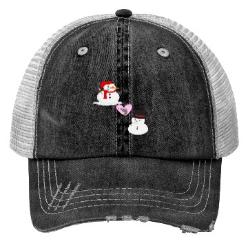 Discover The Snowmen's Winter Love Song Trucker Hats