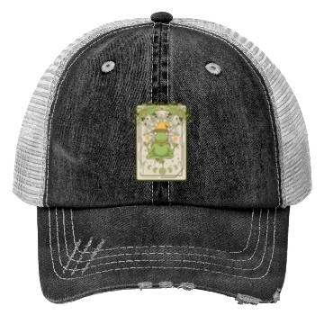 Discover Dark Cottagecore Wizard Frog Goblincore Aesthetic Trucker Hats