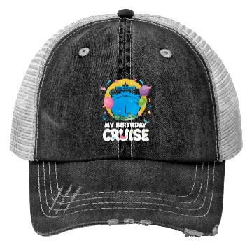 Discover My Birthday Cruise Trucker Hats