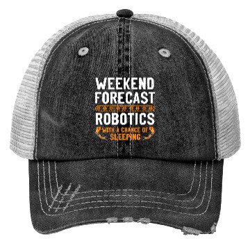 Discover Robot Robotics Engineer Vintage Trucker Hats