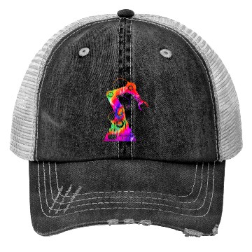 Discover Robot Robotics Engineer Tie Dye Trucker Hats