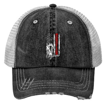 Discover Robot Robotics Engineer American Trucker Hats