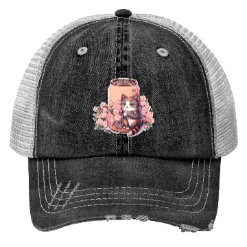 Discover Anime cat Trucker Hats
