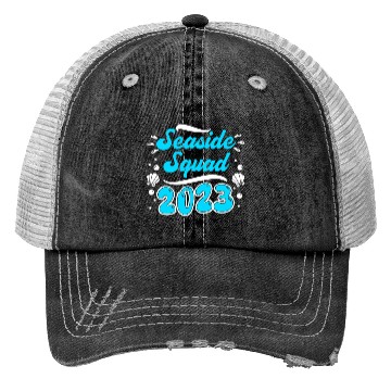 Discover Seaside Squad 2023 Vacation Friends Spring Break Trucker Hats